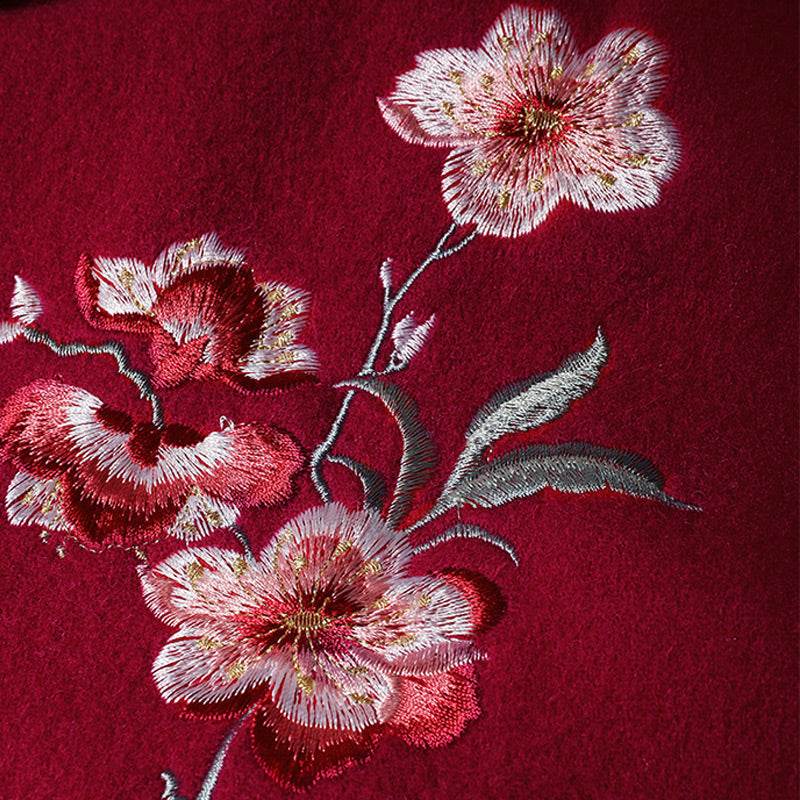 Embroidery Cashmere Luxury Scarf for Women - Ideal Gift 200x35 cm - Image 3