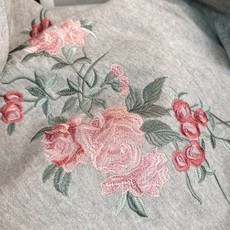 Embroidery 100% Pure Cashmere Scarf Soft and Warm 200x70 cm - Image 6