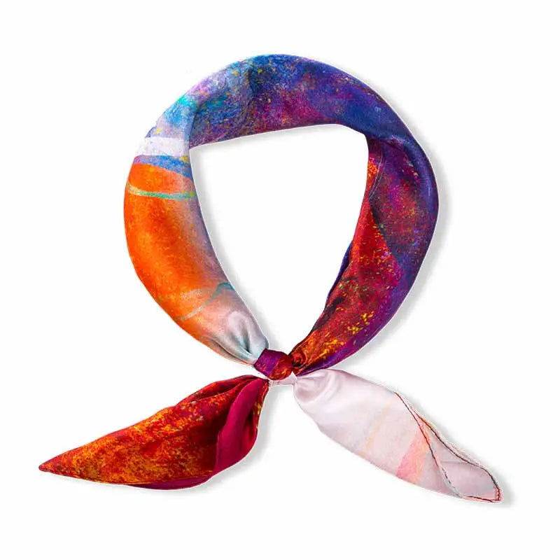 Mulberry Silk Resilience Square Silk Scarf Let Dreams Lead 53x53cm - Image 5