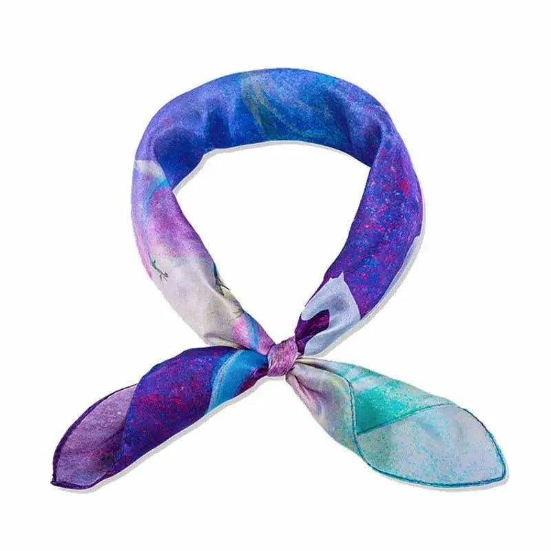 Mulberry Silk Resilience Square Silk Scarf Let Dreams Lead 53x53cm - Image 6