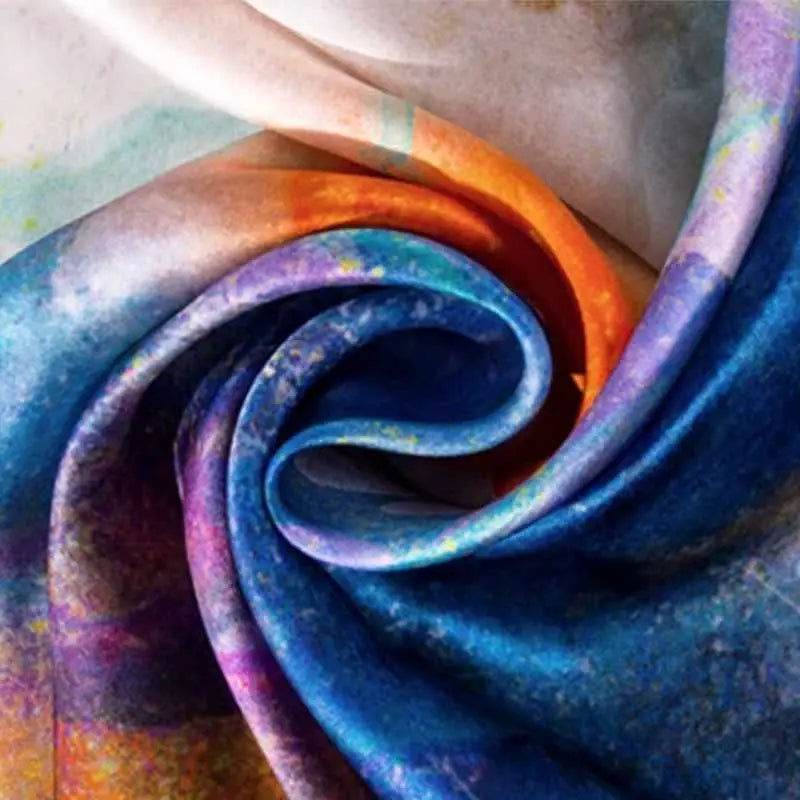 Mulberry Silk Resilience Square Silk Scarf Let Dreams Lead 53x53cm - Image 10