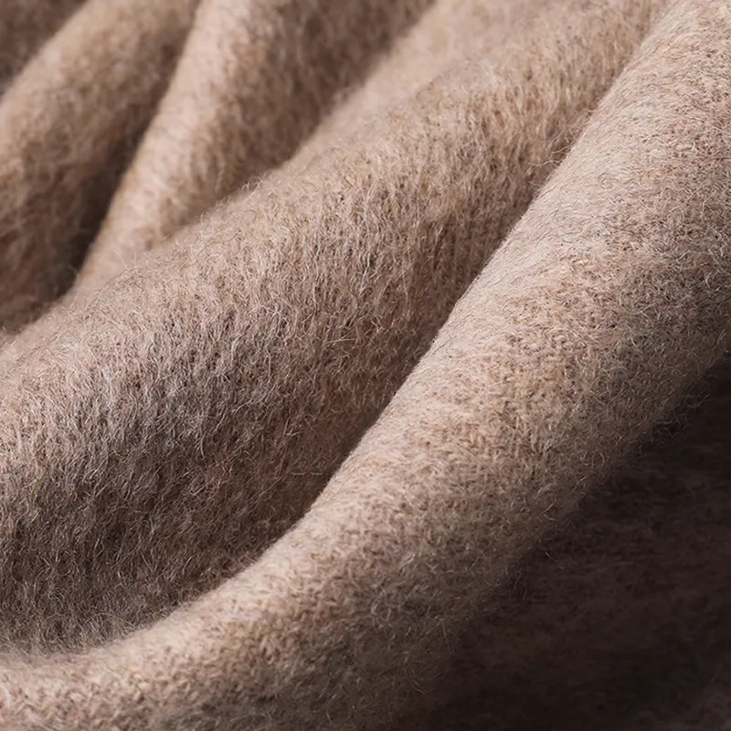 Embroidery Premium 100% Wool Cashmere Scarf Chinese Rose 180 x 30 cm - Image 4