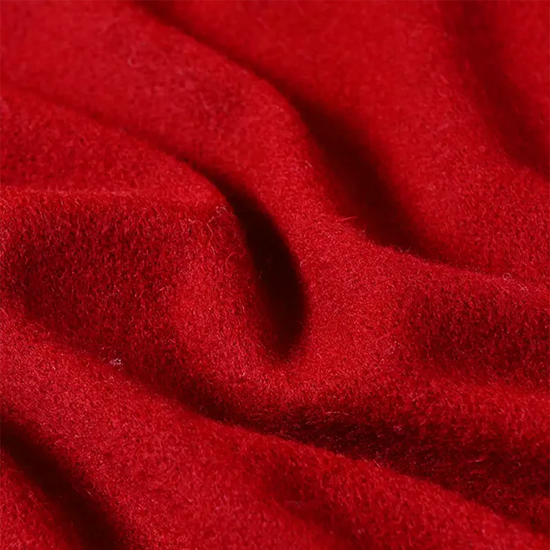 Embroidery Premium 100% Wool Cashmere Scarf Fortune Horse Pattern 180 x 30 cm - Image 7