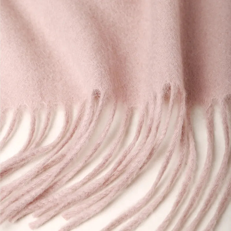 Embroidery Premium 100% Wool Cashmere Scarf Hydrangea Peony Pattern 200 x 70 cm - Image 15