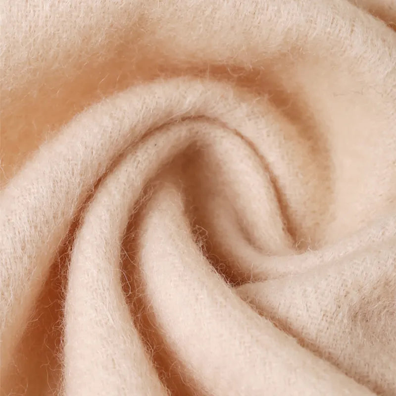 Embroidery Premium 100% Wool Cashmere Scarf Hydrangea Peony Pattern 200 x 70 cm - Image 13