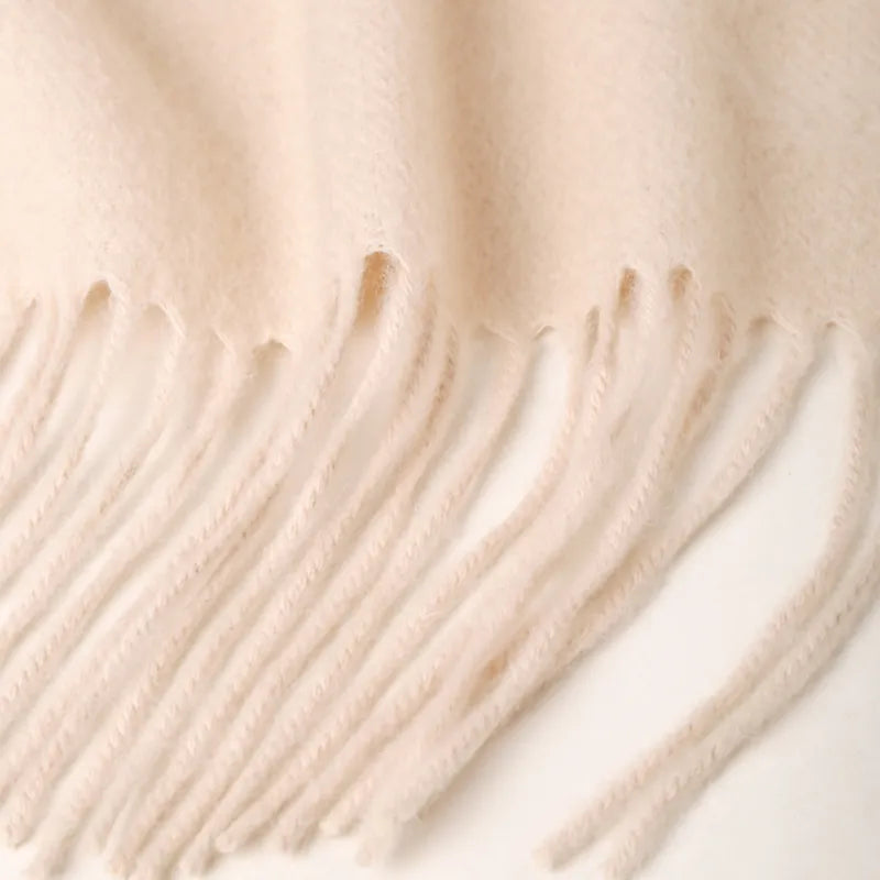 Embroidery Premium 100% Wool Cashmere Scarf Hydrangea Peony Pattern 200 x 70 cm - Image 16