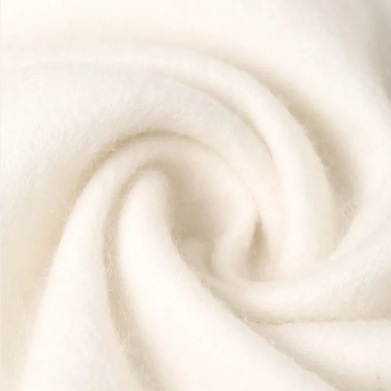 Embroidery Premium 100% Wool Cashmere Scarf Hydrangea Peony Pattern 200 x 70 cm - Image 14